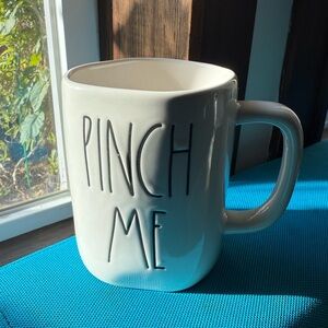 Rae Dunn “pinch me” white coffee / tea mug